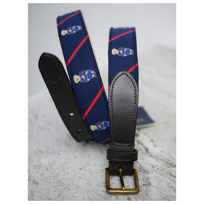 POLO RALPH LAUREN POLO BEAR WEBBED BELT