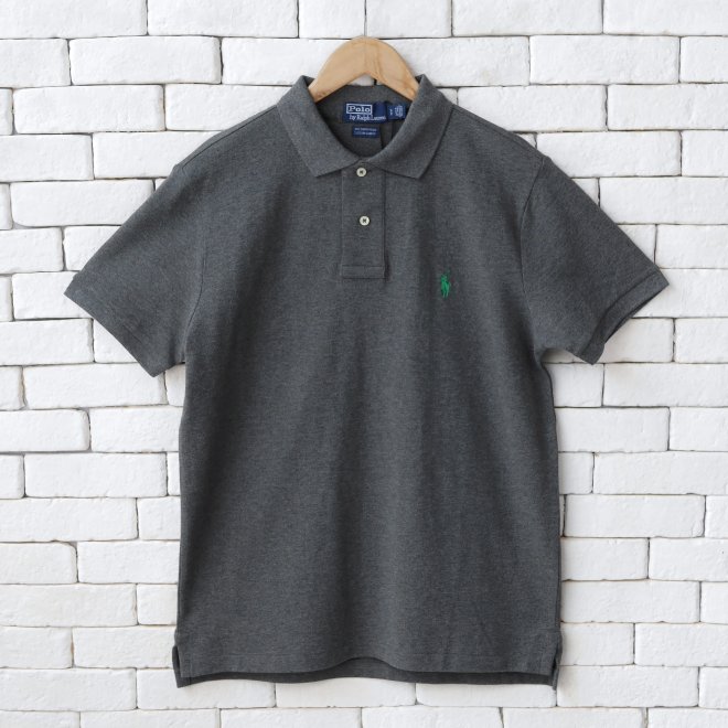POLO RALPH LAUREN THE EARTH CUSTOM SLIM FIT POLO SHIRT