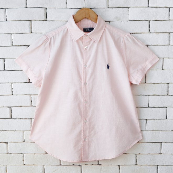 POLO RALPH LAUREN WOMEN LINEN SHORT SLEEVE SHIRT