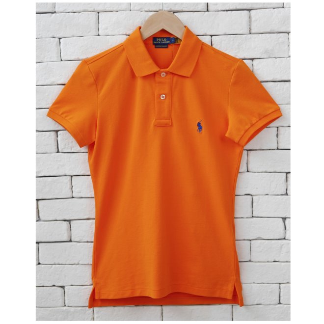 POLO RALPH LAUREN WOMEN CUSTOM SLIM FIT POLO SHIRT
