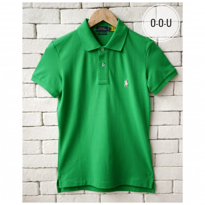 POLO RALPH LAUREN WOMEN CUSTOM SLIM FIT POLO SHIRT