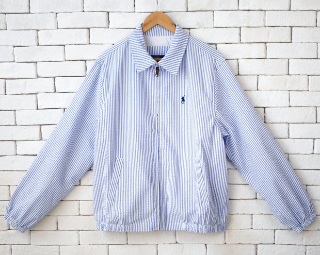 POLO RALPH LAUREN THE BAYPORT COTTON SEERSUCKER JACKET