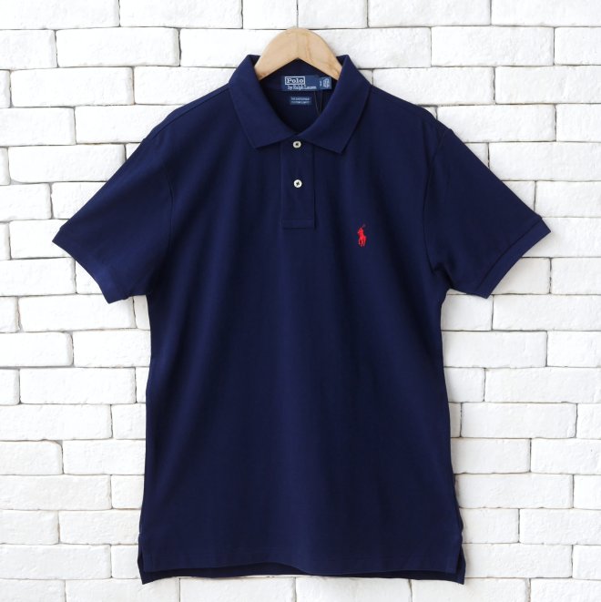 POLO RALPH LAUREN THE EARTH CUSTOM SLIM FIT POLO SHIRT