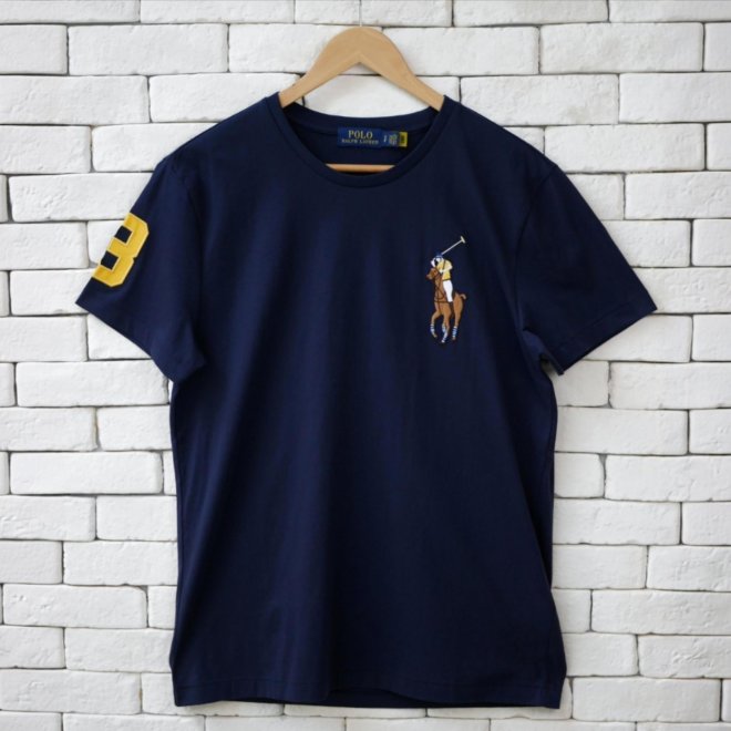 POLO RALPH LAUREN CUSTOM SLIM FIT BIG PONY T-SHIRT