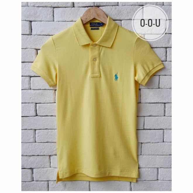 POLO RALPH LAUREN WOMEN CUSTOM SLIM FIT POLO SHIRT