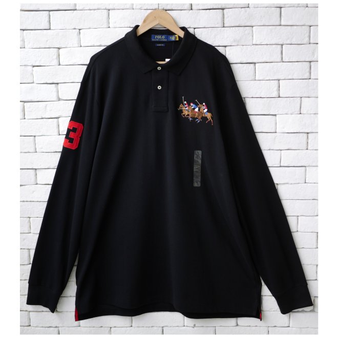 POLO RALPH LAUREN CLASSIC FIT TRIPLE PONY POLO SHIRT