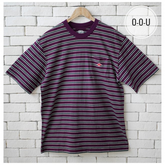 DANTON STRIPE POCKET TEE