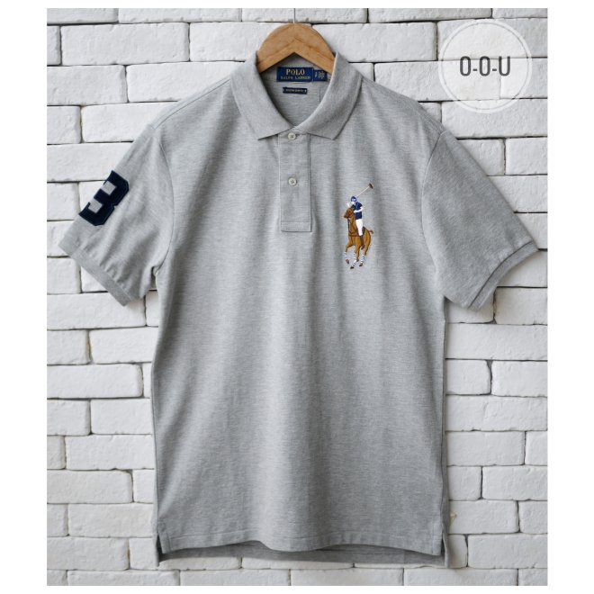 POLO RALPH LAUREN CUSTOM SLIM FIT BIG PONY POLO SHIRT