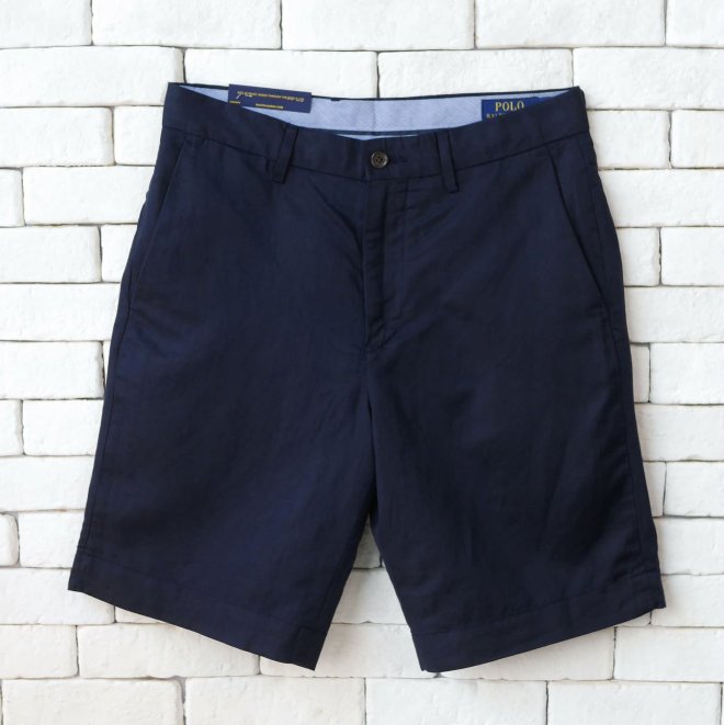 POLO RALPH LAUREN 9INCH CLASSIC FIT LINEN SHORT