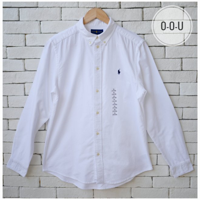 POLO RALPH LAUREN BOYS COTTON OXFORD SHIRT