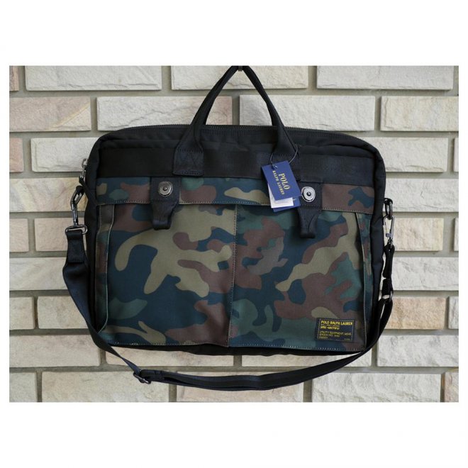 POLO RALPH LAUREN NYLON LAPTOP BAG BRIEFCASE-CB-LP