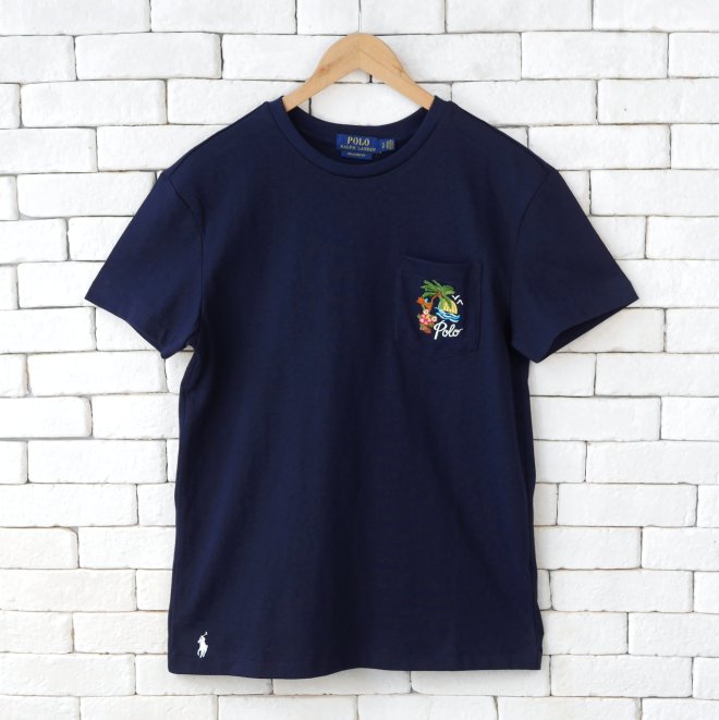 POLO RALPH LAUREN RELAXED FIT EMBROIDERED JERSEY T-SHIRT