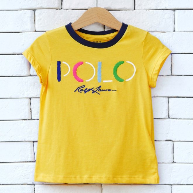 POLO RALPH LAUREN KIDS LOGO COTTON JERSEY TEE