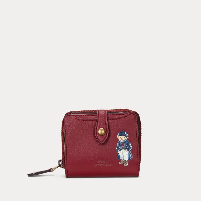 POLO RALPH LAUREN POLO BEAR COMPACT WALLET