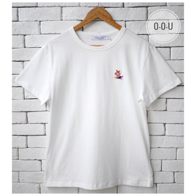 MAISON KITSUNE CHILLAX FOX PATCH T-SHIRT