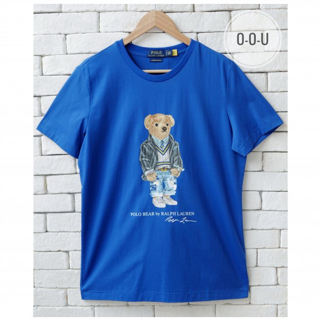 POLO RALPH LAUREN CUSTOM SLIM FIT POLO BEAR T-SHIRT