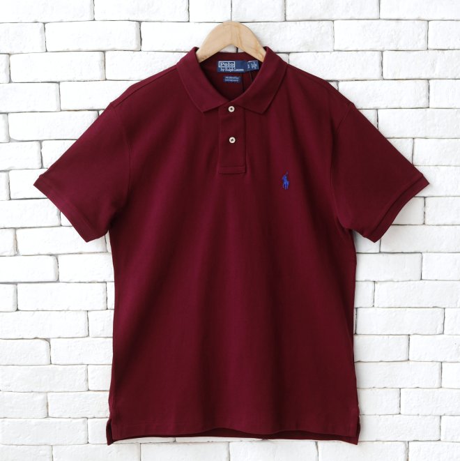 POLO RALPH LAUREN THE EARTH CUSTOM SLIM FIT POLO SHIRT