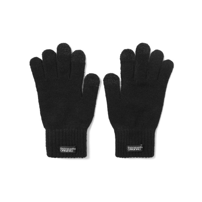 TNT Knit Gloves Black