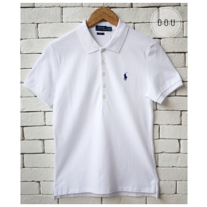POLO RALPH LAUREN WOMEN SLIM FIT STRETCH POLO SHIRT