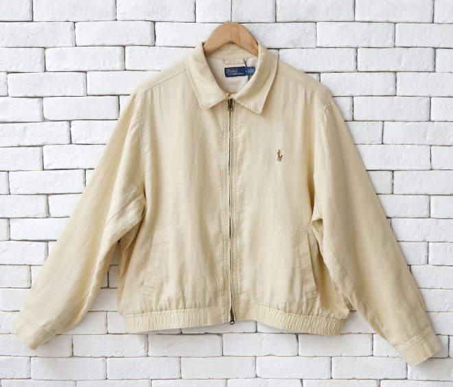 POLO RALPH LAUREN WOMEN LINEN WINDBREAKER