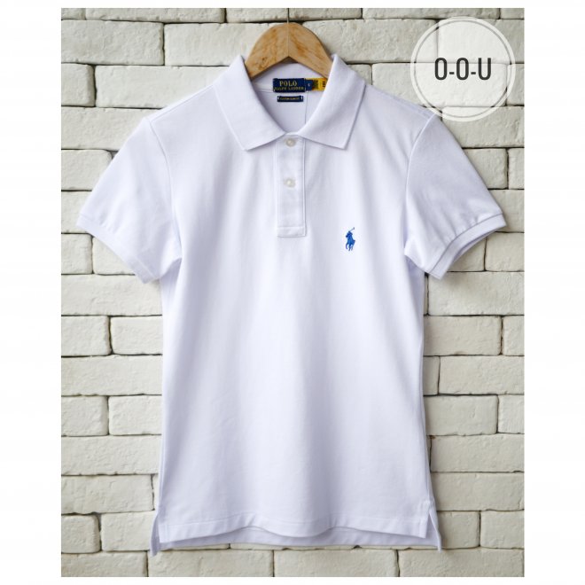 POLO RALPH LAUREN WOMEN CUSTOM SLIM FIT POLO SHIRT