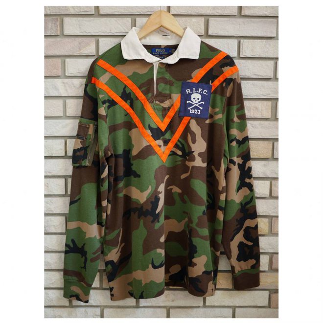 POLO RALPH LAUREN CLASSIC FIT CAMO COTTON RUGBY