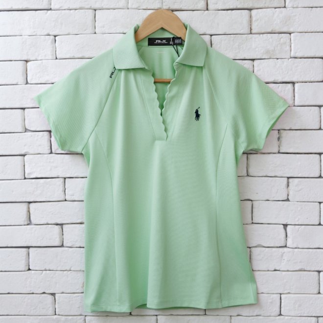 POLO RALPH LAUREN RLX CUSTOM FIT MESH POLO SHIRT