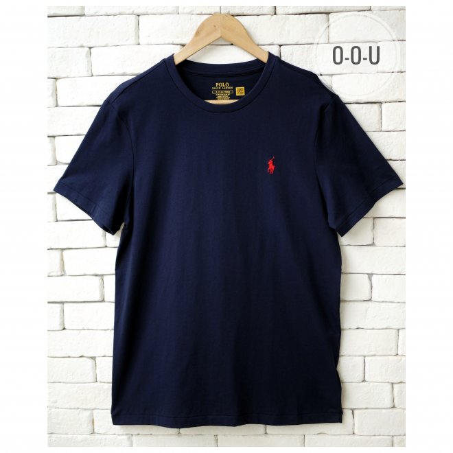 POLO RALPH LAUREN CUSTOM SLIM FIT JERSEY CREWNECK T-SHIRT