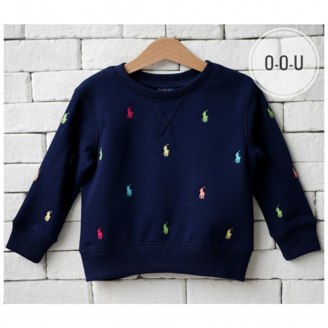 POLO RALPH LAUREN KIDS POLO PONY FLEECE SWEATSHIRT