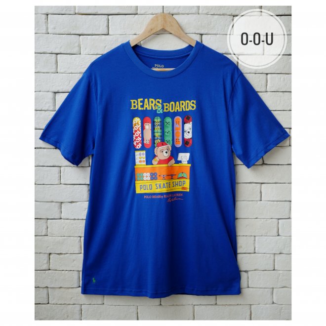 POLO RALPH LAUREN POLO BEAR BOYS COTTON JERSEY T-SHIRT