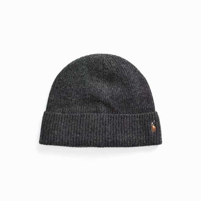 POLO RALPH LAUREN SIGNATURE PONY WOOL-BLEND BEANIE