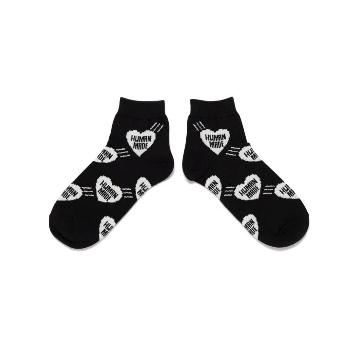 HUMAN MADE HEART SHORT SOCKS