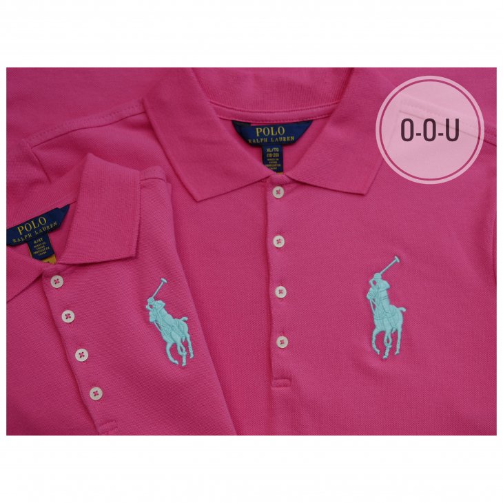 POLO RALPH LAUREN KIDS BIG PONY COTTON MESH POLO DRESS