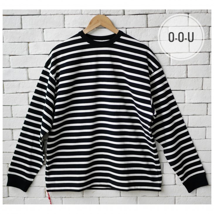 BEAMS JAPAN STRIPED LONG SLEEVE TEE