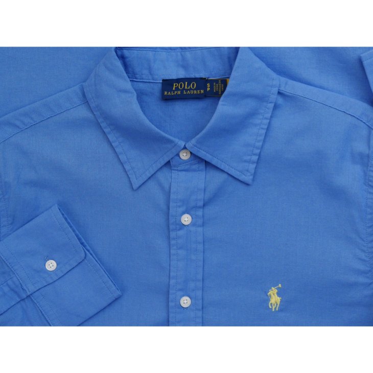 POLO RALPH LAUREN WOMEN CLASSIC FIT COTTON-LINEN SHIRT