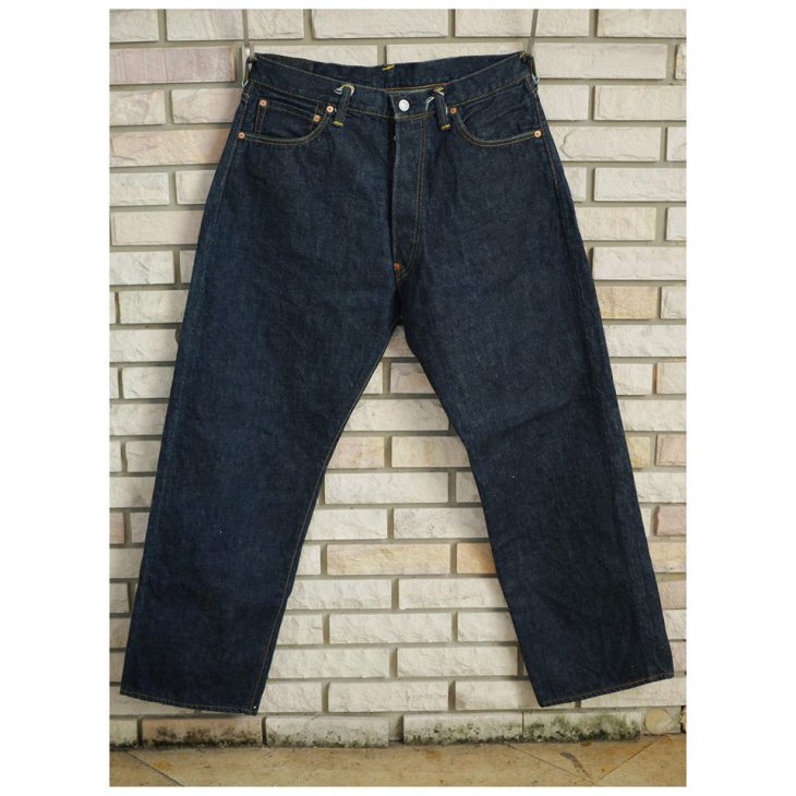 EVISU NO1 2001 COLOR PAINT SEA GULL JEANS MADE IN JAPAN