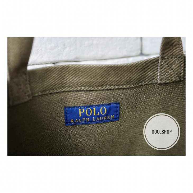 POLO RALPH LAUREN RLPC SQUAD-FR9 067 COTTON TOTE