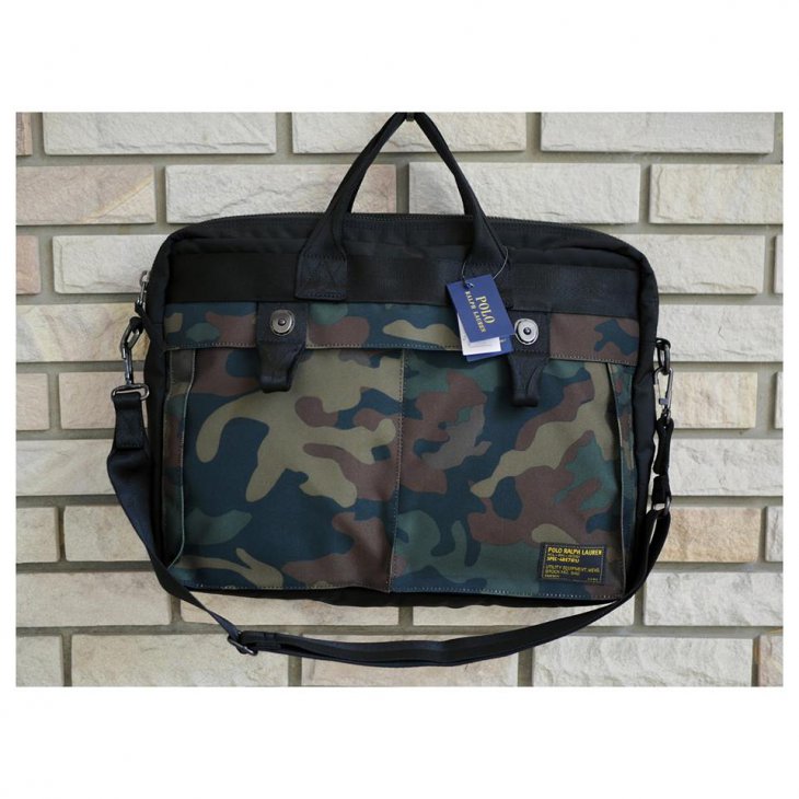 POLO RALPH LAUREN NYLON LAPTOP BAG BRIEFCASE-CB-LP