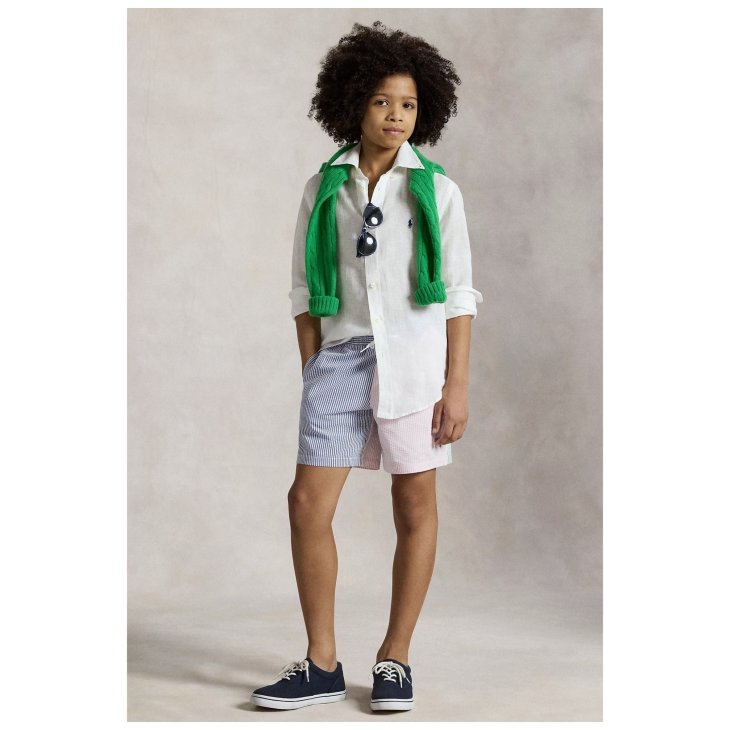 POLO RALPH LAUREN BOYS LINEN COTTON SHIRT