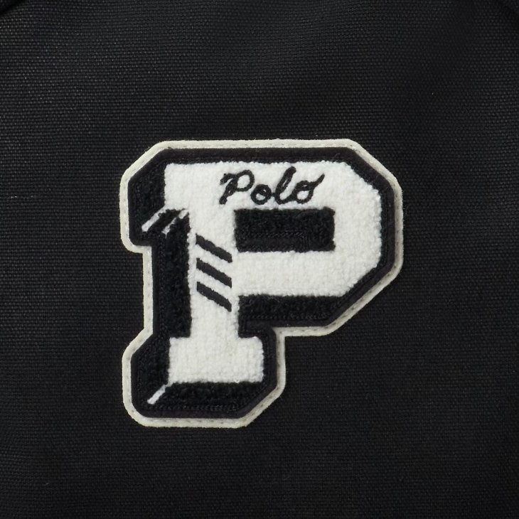 POLO RALPH LAUREN LETTER PATCH CANVAS BACKPACK