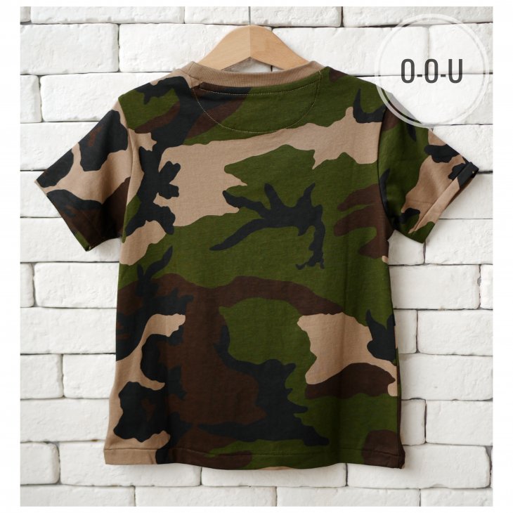 POLO RALPH LAUREN KIDS CAMO POCKET T-SHIRT