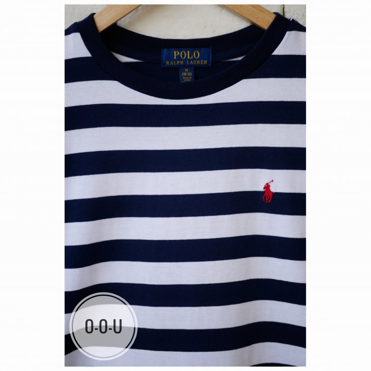 POLO RALPH LAUREN STRIPED BOYS COTTON JERSEY T-SHIRT