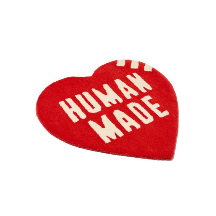 HUMAM MADE HEART RUG MEDIUM