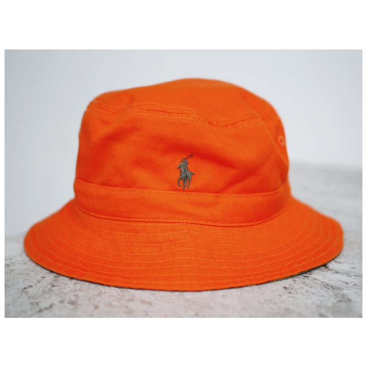 POLO RALPH LAUREN KIDS REVERSIBLE CAMO-PRINT BUCKET HAT