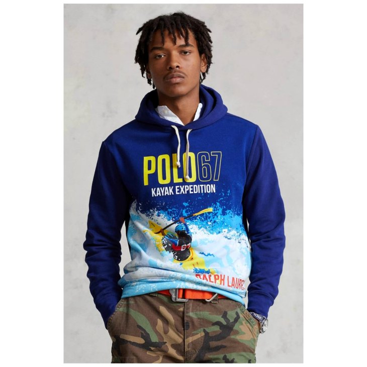 POLO RALPH LAUREN FLEECE GRAPHIC HOODIE
