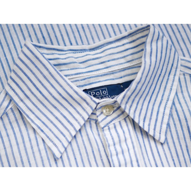 POLO RALPH LAUREN WOMEN RELAXED STRIPED LINEN SHIRT