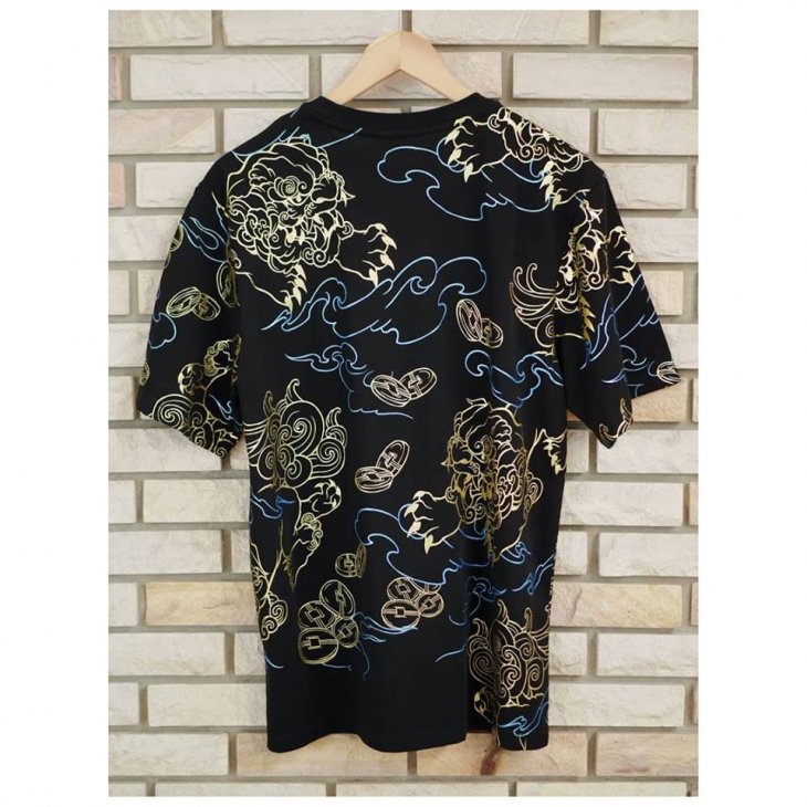 EVISU KIRIN FOIL-PRINTED T-SHIRT