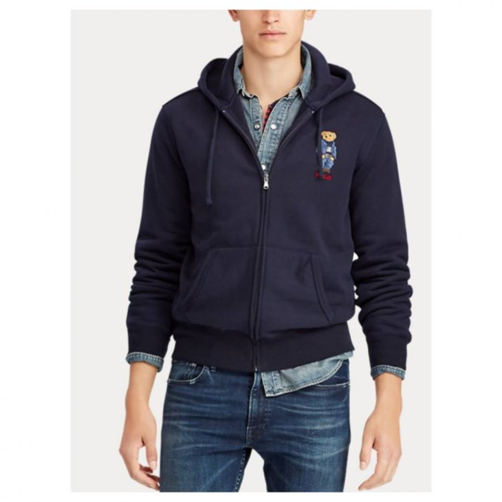 POLO BEAR FLEECE HOODIE
