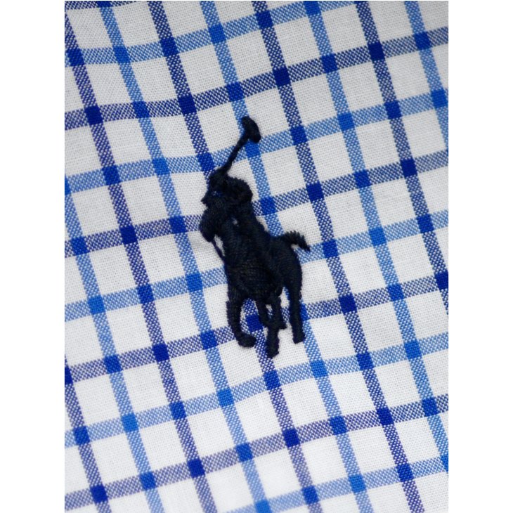 POLO RALPH LAUREN BOYS TATTERSALL COTTON POPLIN SHIRT