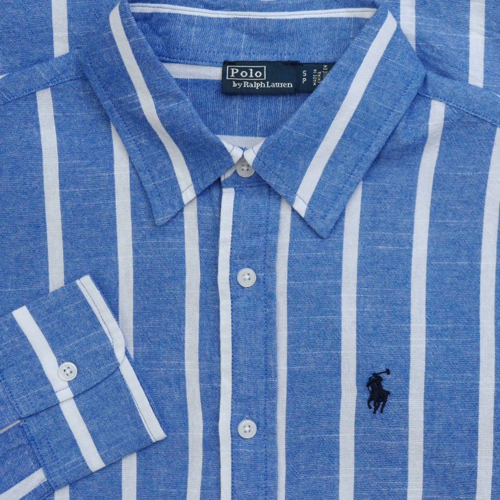 POLO RALPH LAUREN WOMEN STRIPED COTTON SHIRT
